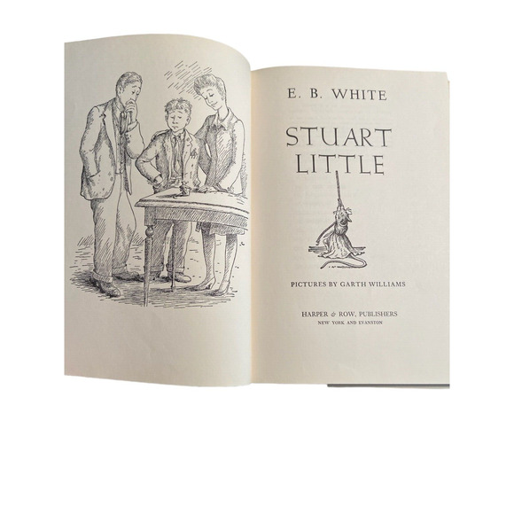 Vintage Book Stuart Little -By E.B. White Pictures Garth Williams Published 1947 - Picture 5 of 6
